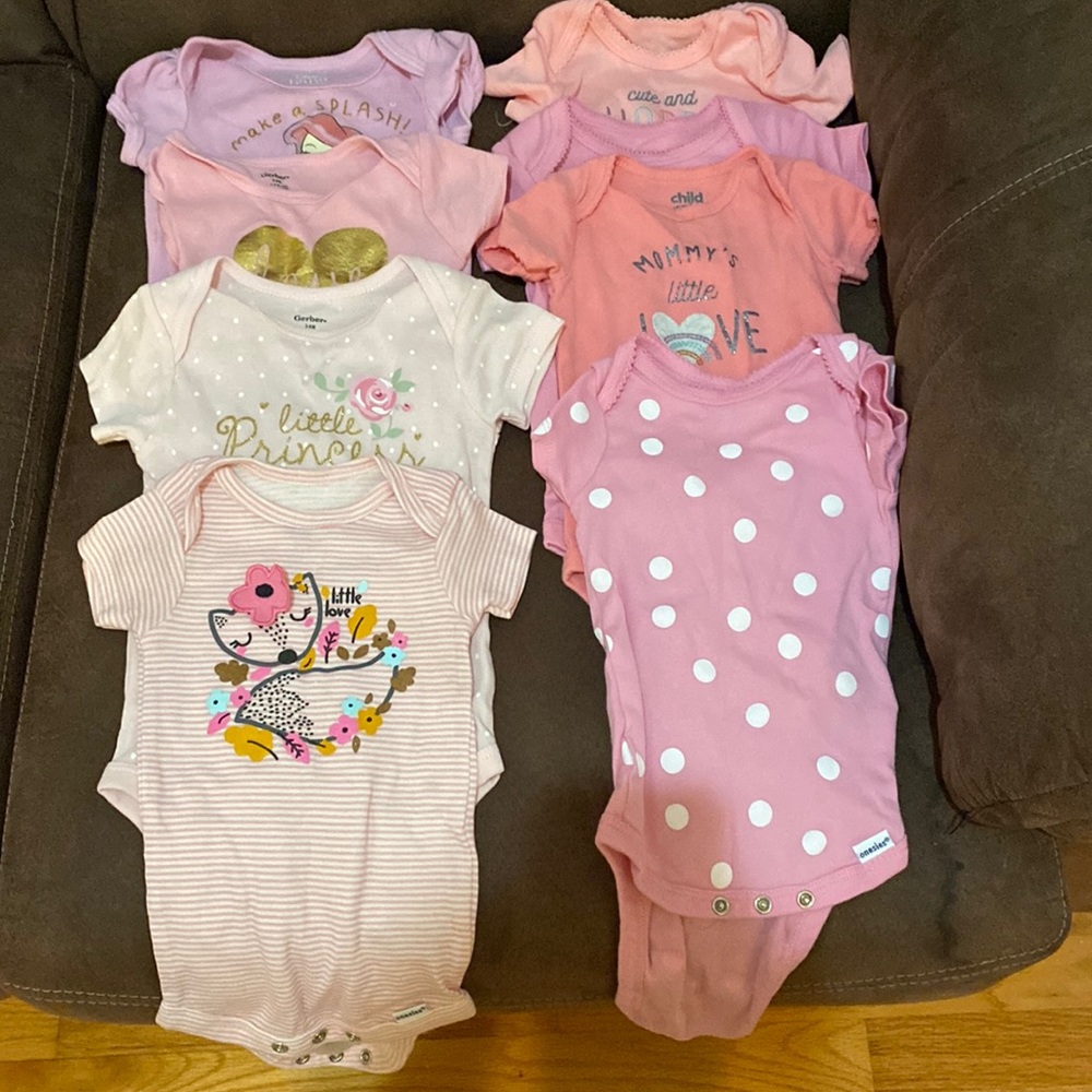 Pink onesies